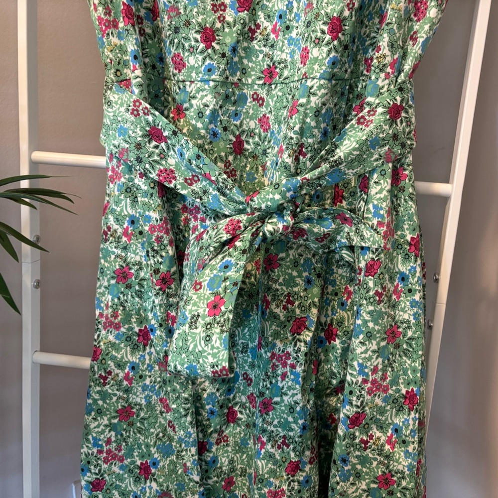 Anne Klein Green Floral Dress - Picture 12 of 16